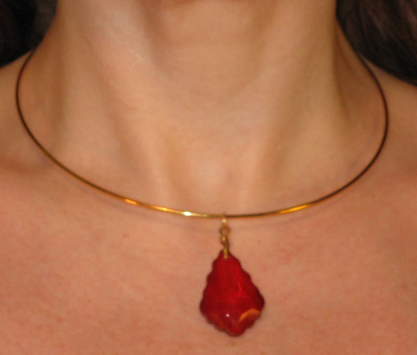 Resin Cast Pendant Chocker