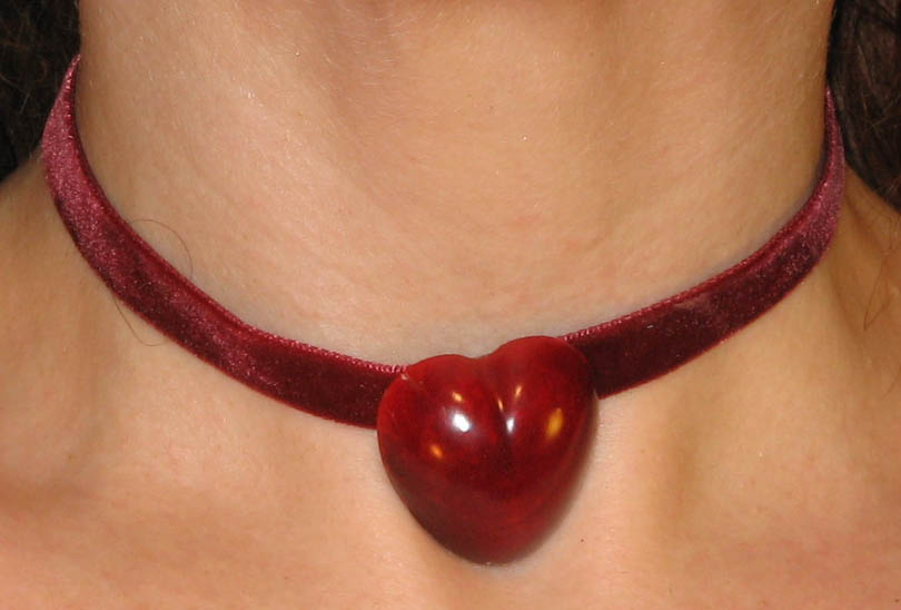 Ribbon & Resin Cast Necklace