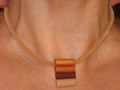 Polymer Clay Pendant Chocker