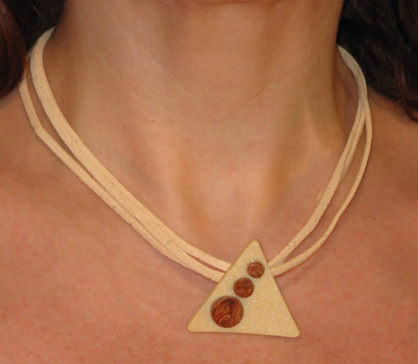 Polymer Clay Pendant Necklace