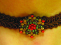 Button & Lace Chocker