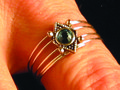 Memory Wire & Crystal Ring