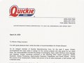 Quickie Letter of Recommendation 2