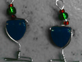 Martini-Glass & Wire Earrings