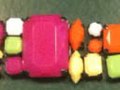 Plastic Gem Stretch Bracelet