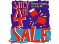 4th of July logo for Clover Advertisng