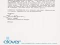 Clover Letter of Recommendation