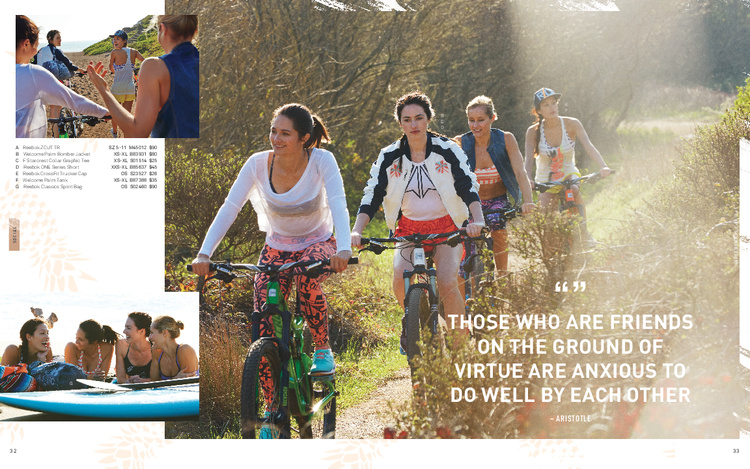 Creative Director, Content: Developed concepts/content for 3 editions of Women's editorial catalog.