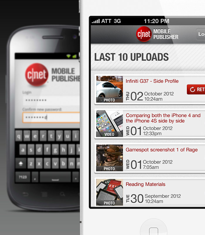 CNET Android & iPhone Application