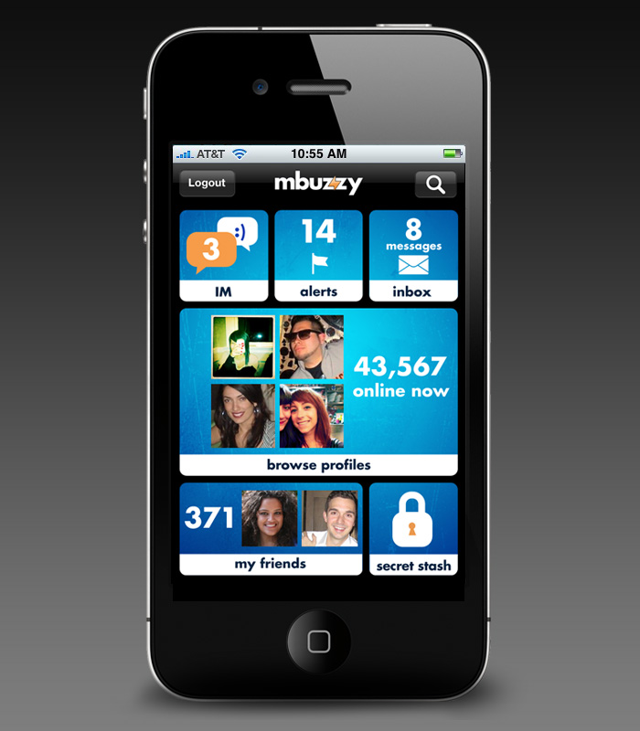 mbuzzy iPhone Application