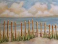 Beach Fence 1     - 16" x 12" $400