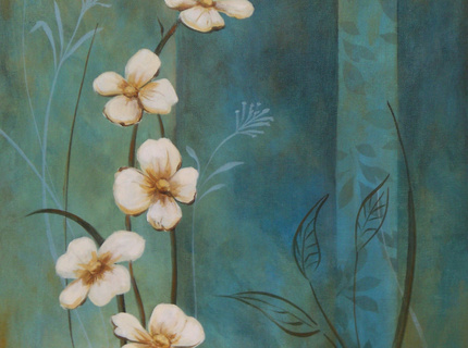 White Flowers #1 14" x 14"  $300