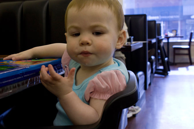 Baby at Diner