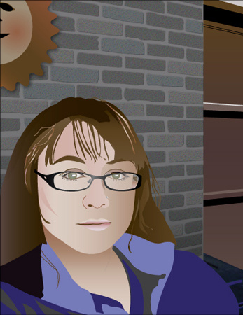 Illustration—Adobe Illustrator, Self Portrait