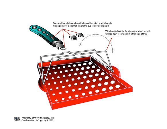 Concept, Product Design and Illustration—Adobe Illustrator, Stackable BBQ Set for World Factory