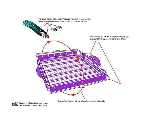 Concept, Product Design and Illustration—Adobe Illustrator, Stackable BBQ Set for World Factory