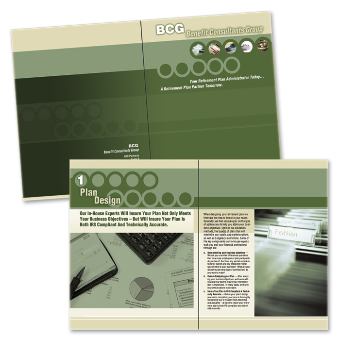 Brochure Design for Benefit Consultants Group