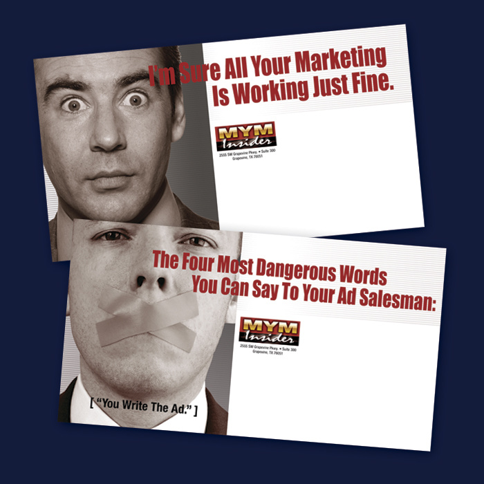 All Design for a Mailer Series for Monopolize Your Marketplace