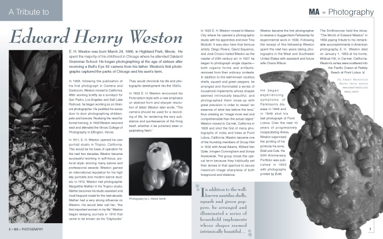 Photography Spread—Metro Arts Magazine