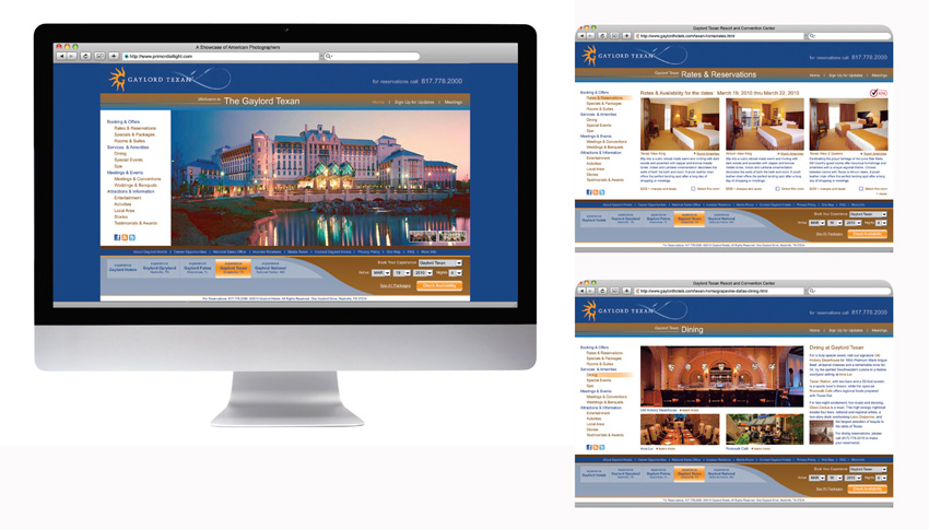 Concept, Design and Layout for The Gaylord Texas Hotel and Convention Center