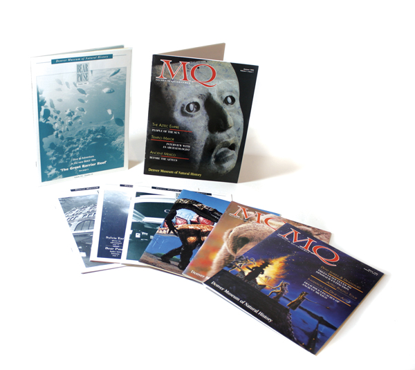 All Design of The Denver Museum of Natural History Quarterly and Bear Pause Magazines