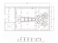 Plan of proposed interior + Section of Proposed walls made of Gypsum