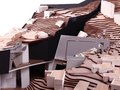 Section Model 1:250- Photography by Tomer Arbel