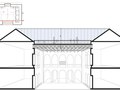 Suzan Dellal Culture Center-Section B-B (Autocad)