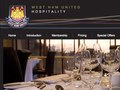 Hospitality Website - www.hospitality.whufc.com