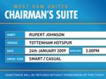 Chairman's Suite Corporate Matchday Ticket