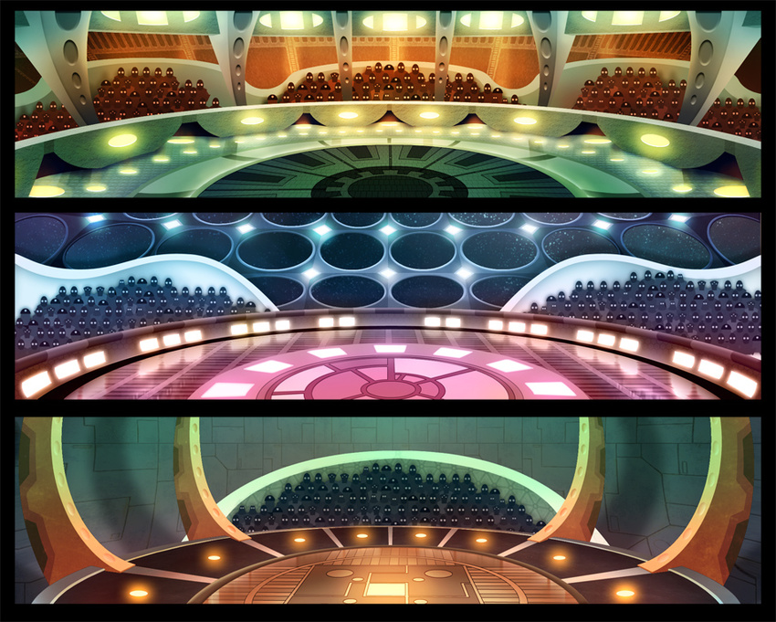 Chrome Wars 2 (Jaludo) : art direction, background illustrations, concept art by Clémence Dufresne