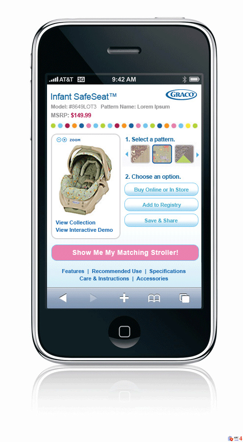 Graco iPhone Sketch, 2008