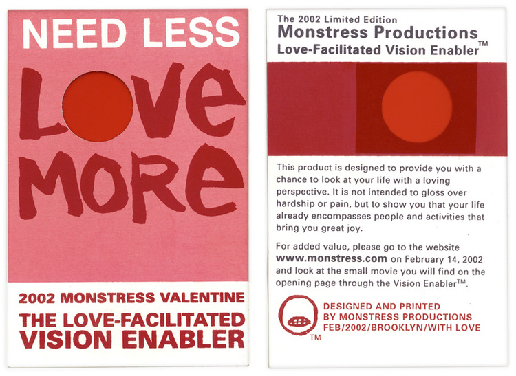 Valentine, 2002: Hand Printed with online animated component