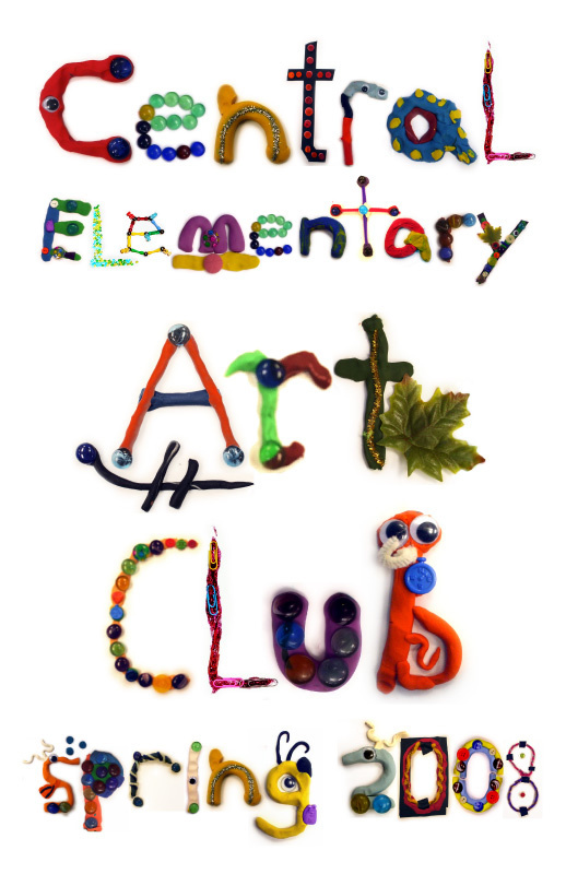 Art Club Poster: Design lesson for 4th graders
