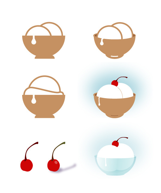 Ice Cream sketches, 2008