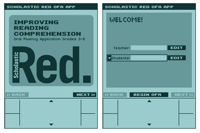 Scholastic Red OFA Interface, 2001