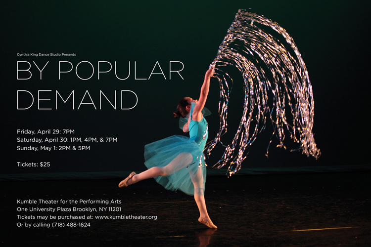 Cynthia King Dance Studio Poster, 2011