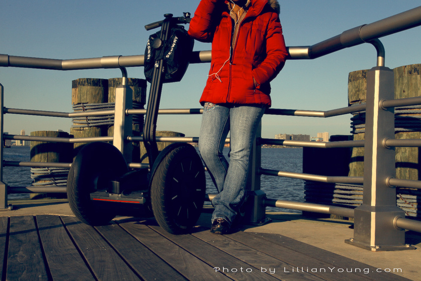 The Segway at the Hudson River Park (Canon 5D Mark II)