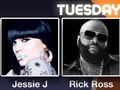 Graphic design for a page in the 106 & Park BET app