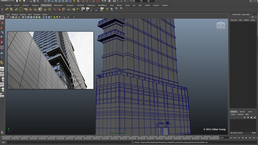 Home In Progress (Maya - Original)