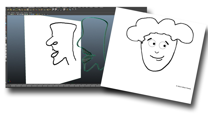Original Sketches to Model and Animate