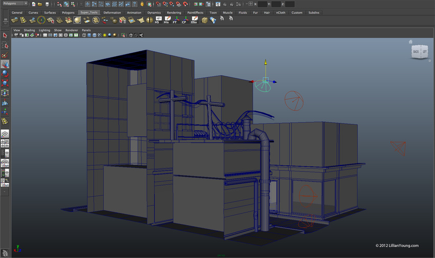 WORK IN PROGRESS: Back (Maya 2012)