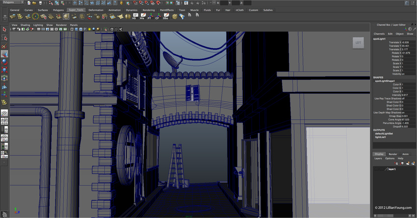 WORK IN PROGRESS: Forward (Maya 2012)