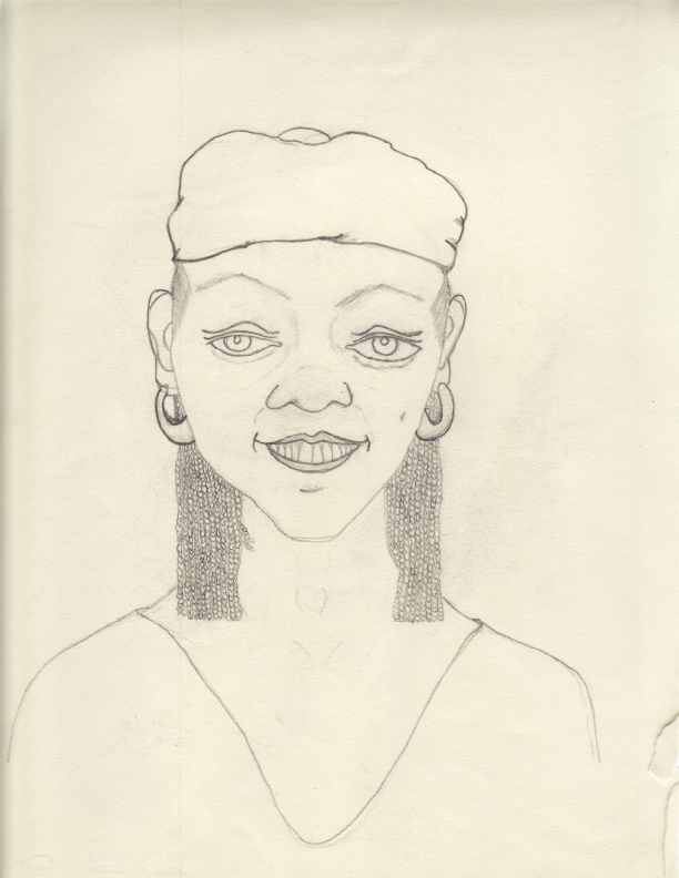 Pencil Sketch: Girl (1995)