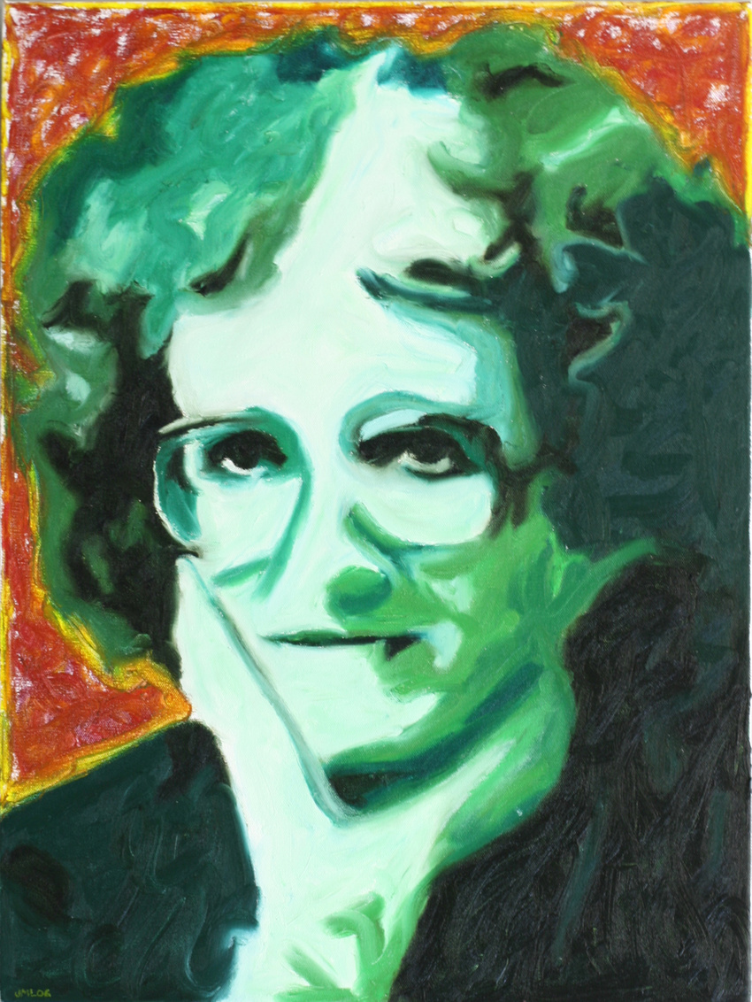 I like Fay Jones | oil stick on canvas | 18x24 | 2006 | price: $450