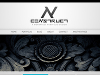 Construct - Wordpress portfolio design