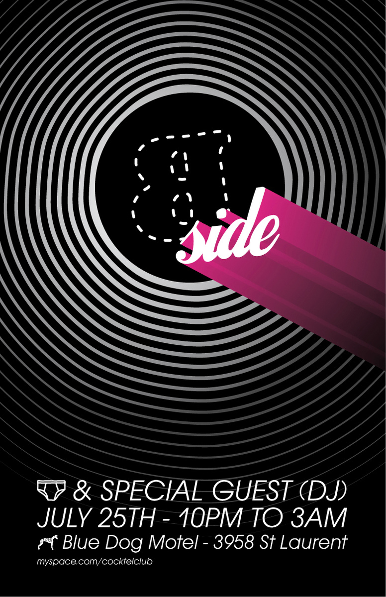 Cocktail Club Soundsystem - Flyer & poster (2008)