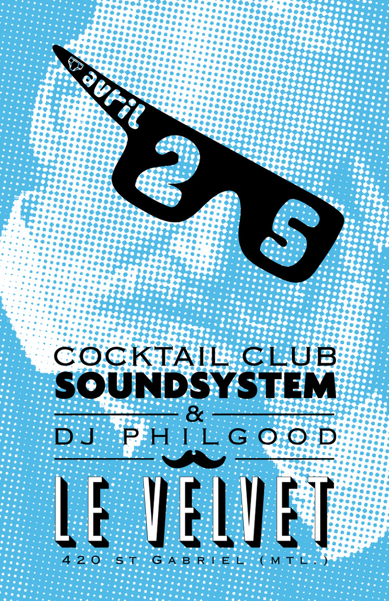 Cocktail Club Soundsystem - Flyer & poster (2008)
