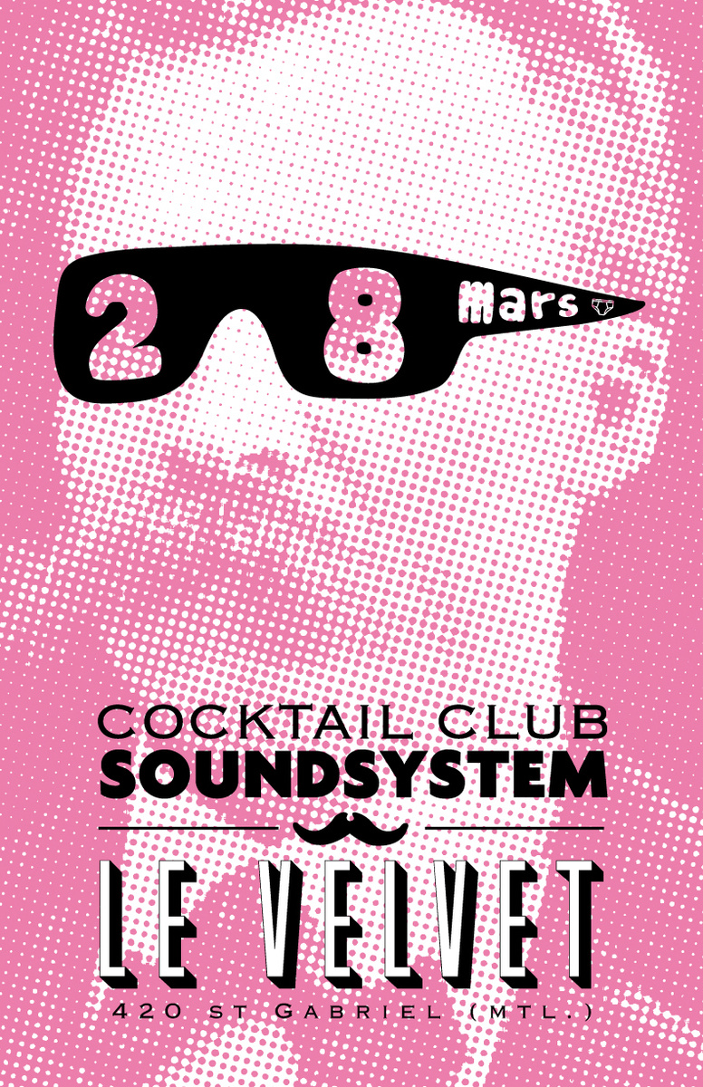 Cocktail Club Soundsystem - Flyer & poster (2008)