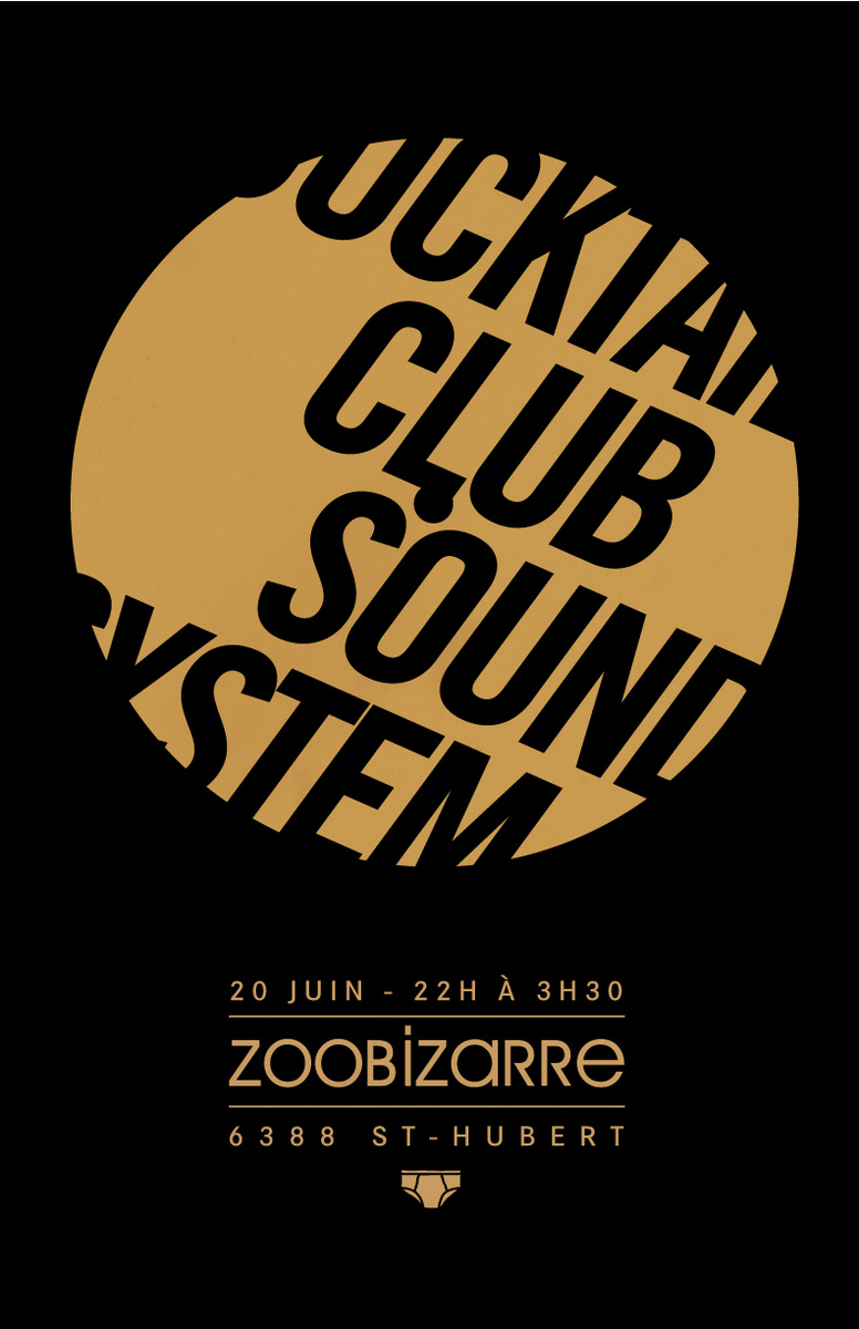 Cocktail Club Soundsystem - Flyer & poster (2009)